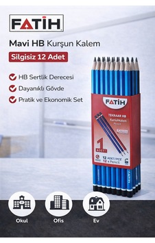 Fatih Mercanlı 12010 Hb Kurşun Kalem 12 Adet Siyah Fatih Mercanlı 12010 Hb Kurşun Kalem 12 Adet Siyah