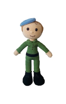 Amigurumi Organik Oyuncak Bebek Asker Amigurumi Organik Oyuncak Bebek Asker