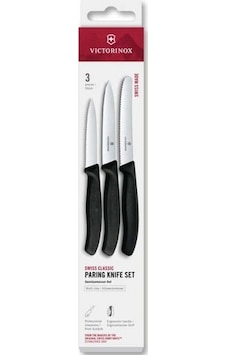 English Home Victorinox 6.7113.34 Swiss Classic 3lü Bıçak Set, Siyah Renkli English Home Victorinox 6.7113.34 Swiss Classic 3lü Bıçak Set, Siyah Renkli