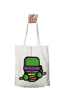 Art Hediye Donatello Teenage Mutant Ninja Turtles İki Taraf Kalıcı Yıkanabilir Okul Plaj Omuz Bez Çanta Çok Renkli Art Hediye Donatello Teenage Mutant Ninja Turtles İki Taraf Kalıcı Yıkanabilir Okul Plaj Omuz Bez Çanta Çok Renkli