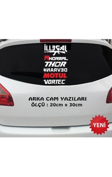 illegal a normal cam yazısı sticker set oto etiket yapıştırma illegal a normal cam yazısı sticker set oto etiket yapıştırma