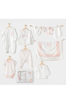 AndyWawa Kız Bebek Hastane Çıkışı 10 Parça Yenidoğan Set Ac25551 Ekru AndyWawa Kız Bebek Hastane Çıkışı 10 Parça Yenidoğan Set Ac25551 Ekru