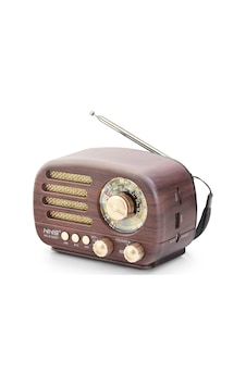 Bluetooth Nostaljik Hoparlör Fm 14.3 X 8 X 9.4 Cm Ns8100bt