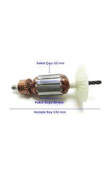 Hitachi Tipi D 10 Vc 2 Endüvi Rotor Kollektör Hitachi Tipi D 10 Vc 2 Endüvi Rotor Kollektör