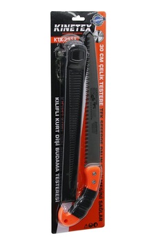 Kurt Dişi 300mm Çelik Budama Testeresi Kılıflı Saplı 30cm Saplı 4