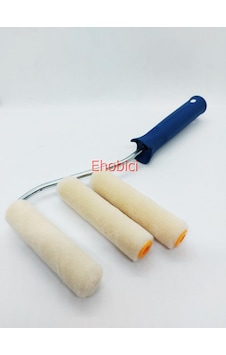 Kadife Rulo Fırça 10cm +2 Yedekli (moher) Kadife Rulo Fırça 10cm +2 Yedekli (moher)