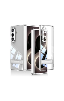 Nihcase Samsung Galaxy Z Fold 8 Ultra Kılıf Kamera Korumalı Şeffaf Standlı Kapak Nihcase Samsung Galaxy Z Fold 8 Ultra Kılıf Kamera Korumalı Şeffaf Standlı Kapak