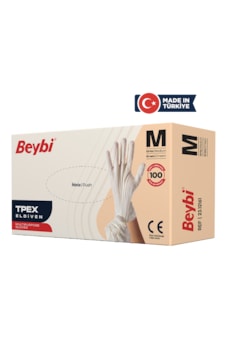 Beybi Tpex Eldiven Krem 100'lü Beybi Tpex Eldiven Krem 100'lü