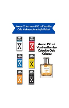 Areon X Karma+150 Ml Vanilla Oda Kokusu Avantajlı Paket Areon X Karma+150 Ml Vanilla Oda Kokusu Avantajlı Paket