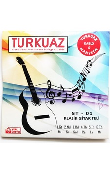 Turkuaz Gt-01 Klasik Gitar Teli Set - Dupont Takım