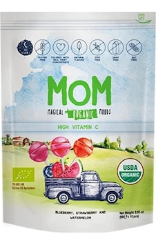 Meyve Aromalı Organik Lolipop 10'lu 100 G Meyve Aromalı Organik Lolipop 10'lu 100 G