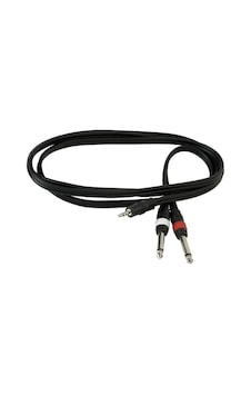 Tunex Mr-300 1 Stereo 2 X 6.35 Mm Erkek 3 Metre Pc Telefon Amfi Ses Sistemi Kablosu