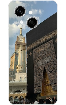 Tecno Spark Go 1 Uyumlu Manevi Huzur Kabe Kapısı Umre Baskılı Silikon Kılıf Renkli Tecno Spark Go 1 Uyumlu Manevi Huzur Kabe Kapısı Umre Baskılı Silikon Kılıf Renkli