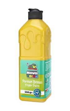 Nova Color Parmak Boyası Sarı 500 G Nc-370 Nova Color Parmak Boyası Sarı 500 G Nc-370