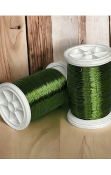 Filografi 0.30 Mm 100gr- 150m Zeytin Yeşili Renkli Bakır Filografi Teli Açık Bej Filografi 0.30 Mm 100gr- 150m Zeytin Yeşili Renkli Bakır Filografi Teli Açık Bej