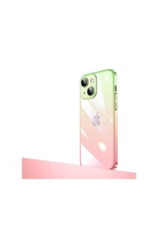 Zeyline Apple Uyumlu iPhone 14 Plus Parlak Renk Geçişli Kamera Korumalı Zore Senkron Kapak-pembe-yeşil Zeyline Apple Uyumlu iPhone 14 Plus Parlak Renk Geçişli Kamera Korumalı Zore Senkron Kapak-pembe-yeşil
