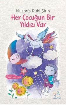 Her Çocuğun Bir Yıldızı Var Siyah-beyaz Resimli Baskı