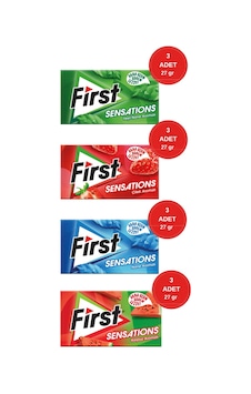 First Sensations Sakız Çeşitleri 27gr - 12 Adet First Sensations Sakız Çeşitleri 27gr - 12 Adet