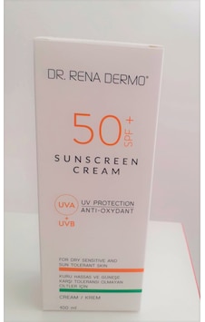Dr. Rena Dermo Kuru Hassas Ciltler İçin Güneş Kremi SPF50+ 100 ML Dr. Rena Dermo Kuru Hassas Ciltler İçin Güneş Kremi SPF50+ 100 ML