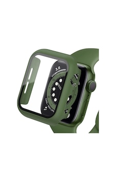 Watch 40mm Camlı Kasa Ekran Koruyucu - Koyu Yeşil