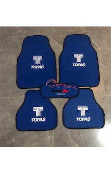 Tofaş Uyumlu Doğan Logolu Mavi Halı Paspas Mavi Konfor Seti 523428602 Tofaş Uyumlu Doğan Logolu Mavi Halı Paspas Mavi Konfor Seti 523428602