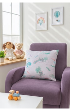 Duck Unicorn Kırlent Kılıfı Pembe 40x40 Pembe