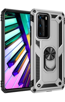 Huawei P40 Pro Kılıf Zore Vega Kapak Mavi