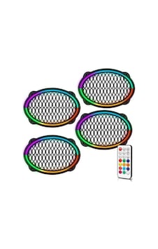 Midrange Kapağı Neon Pixel Ledli Animasyonlu Kumandalı Oval 4 Adet Midrange Kapağı Neon Pixel Ledli Animasyonlu Kumandalı Oval 4 Adet