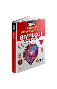 Maarif Model Aydın Tyt Biyoloji Soru Bankası Üniversiteye Hazırlık 1. Basamak Maarif Model Aydın Tyt Biyoloji Soru Bankası Üniversiteye Hazırlık 1. Basamak