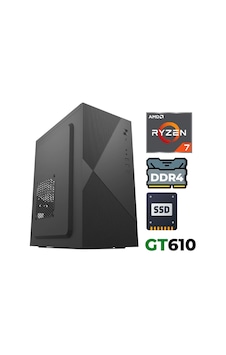 Xaser XSR1217 R7-5700X 8 GB 256 GB SSD 2 GB GT610 Dos Masaüstü Bilgisayar Xaser XSR1217 R7-5700X 8 GB 256 GB SSD 2 GB GT610 Dos Masaüstü Bilgisayar
