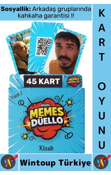 Kartoyun Arkadaş Grup Yaratıcılık Düşünme Sosyallik Eğlence Kart Oyunu Mini Memes Düello-klasik Kartoyun Arkadaş Grup Yaratıcılık Düşünme Sosyallik Eğlence Kart Oyunu Mini Memes Düello-klasik