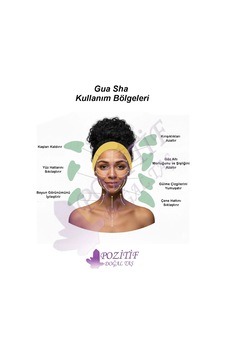 Obsidyen Gua Sha Yüz Yogası, Masaj Taşı 236-4