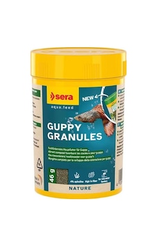 Sera Guppy Granules Lepistes Balığı Yemi 100 Ml 46 Gr Sera Guppy Granules Lepistes Balığı Yemi 100 Ml 46 Gr