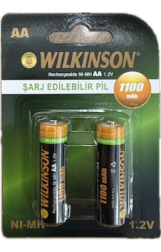 Kalite Şarjlı Pil Kalem Pil 1100mah 2li Kart 4013