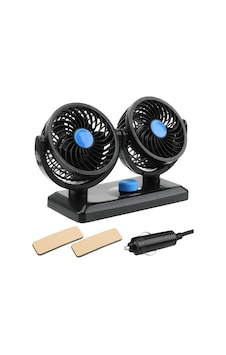 Araç İçi Torpido Üstü Çift Fanlı Oto Vantilatör 12 V Renk Araç İçi Torpido Üstü Çift Fanlı Oto Vantilatör 12 V Renk