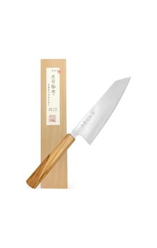 Hikari Hamono Geleneksel El Yapımı Japon Bunka Şef Bıçağı Sekizgen Doğal Ağaç Sap Özel Ahşap Kutulu Hikari Hamono Geleneksel El Yapımı Japon Bunka Şef Bıçağı Sekizgen Doğal Ağaç Sap Özel Ahşap Kutulu
