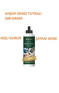 Sibax Şeffaf Ahşap Ve Deniz Tutkalı Hızlı Kurur Ns 33 500 Gram