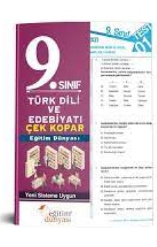 9. Sınıf Türk Dili ve Edebiyatı Çek Kopar Yaprak Test Eğitim Dün 9. Sınıf Türk Dili ve Edebiyatı Çek Kopar Yaprak Test Eğitim Dün