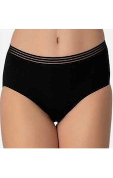 İmer Bayan Modal İnce Tül Çizgili Lastik Bato Bikini Külot 4276 Siyah İmer Bayan Modal İnce Tül Çizgili Lastik Bato Bikini Külot 4276 Siyah