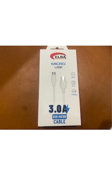 Elba Elb25-m3a Micro Usb 3a Şarj Kablosu 1mt Hızlı Şarj Elba Elb25-m3a Micro Usb 3a Şarj Kablosu 1mt Hızlı Şarj