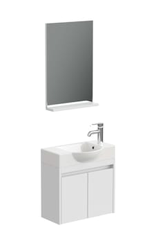 Aqua Bagno Minizia Banyo Dolabı 55 X 32 Cm. Beyaz,lavabo Dahil Abs.50.35.01.03 Aqua Bagno Minizia Banyo Dolabı 55 X 32 Cm. Beyaz,lavabo Dahil Abs.50.35.01.03