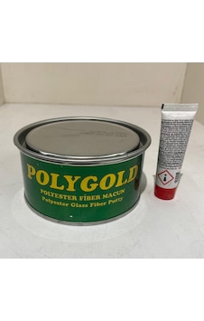 Polygold Gri Polyester Fiber Elyaflı Macun 500 Gram Polygold Gri Polyester Fiber Elyaflı Macun 500 Gram