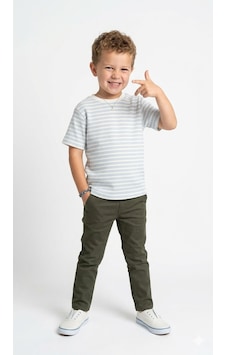 Nanica Kids Erkek Çocuk Jakarlı Tişört Nc-126302 Mavi Nanica Kids Erkek Çocuk Jakarlı Tişört Nc-126302 Mavi