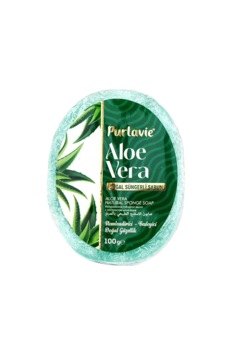 Purlavie Aloe Vera Süngerli Sabun Aloe Vera Purlavie Aloe Vera Süngerli Sabun Aloe Vera