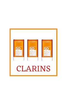 Clarins Invisible Sun Care Stick SPF50+ 3 x 17 G Clarins Invisible Sun Care Stick SPF50+ 3 x 17 G
