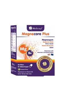 Magnecare Plus Magnezyum Ve Vitamin B6 İçeren Takviye Edici Gıda 60 Bitkisel Kapsül Magnecare Plus Magnezyum Ve Vitamin B6 İçeren Takviye Edici Gıda 60 Bitkisel Kapsül