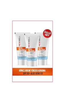 3 Adet Güneş Kremi Yüksek Koruma Spf 50+ Aloe Vera 3 Adet Güneş Kremi Yüksek Koruma Spf 50+ Aloe Vera