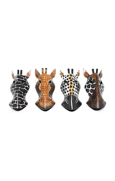 Ahşap Duvara Asmalı 20 Cm Zebra Maske Renkli Ahşap Duvara Asmalı 20 Cm Zebra Maske Renkli