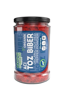 Organik Glutensiz Kavanoz Toz Biber Acı 80 Gr.