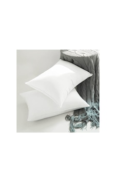 2 Adet Nonwonen Kumaş Silikon Yastık 50x70 Saf Silikon Dolgulu Yüksek Kalite Uyku Yastığı Beyaz